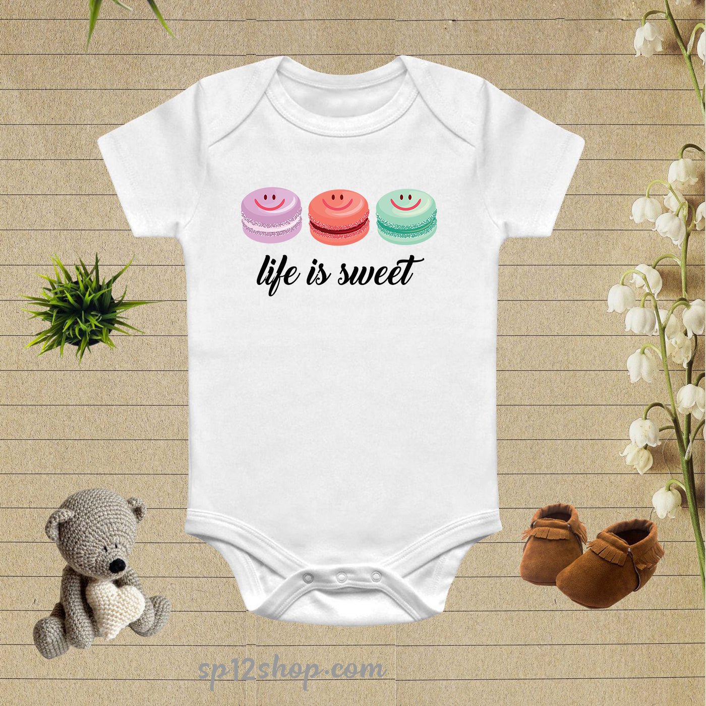 Life Is Sweet Baby Bodysuit