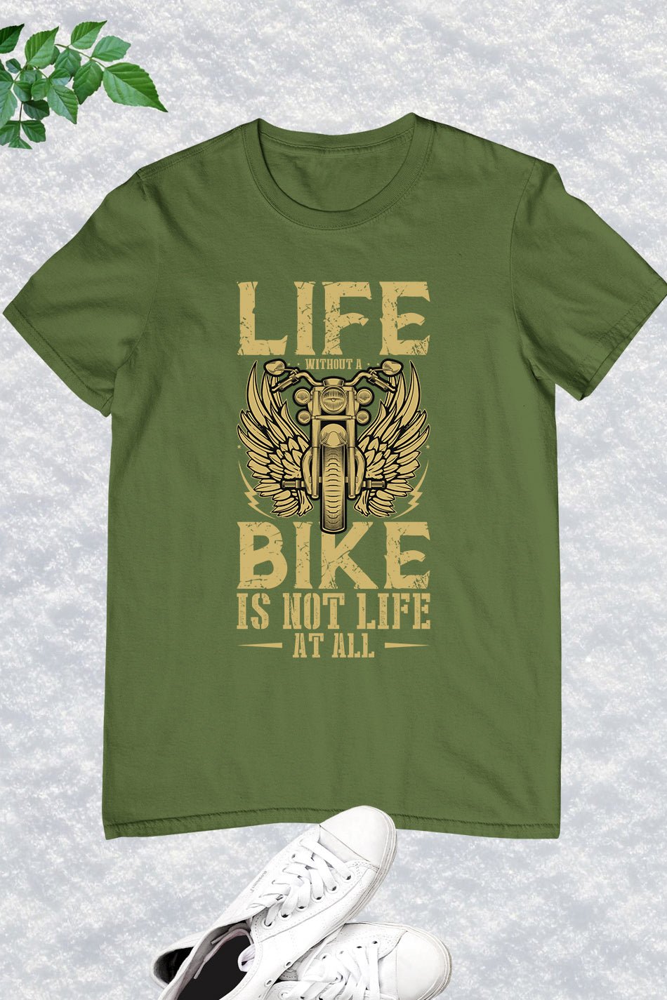 Life Without a bike is Not Life Motorcycle Riders Tshirt