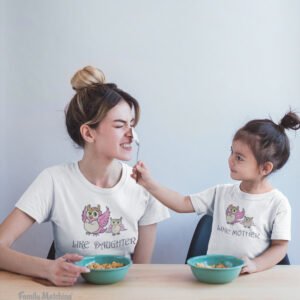 Like Daughter Like Mother Owl Mom Matching T Shirt