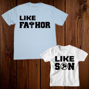 Like Father Like Son Daddy And Son Matching T Shirt