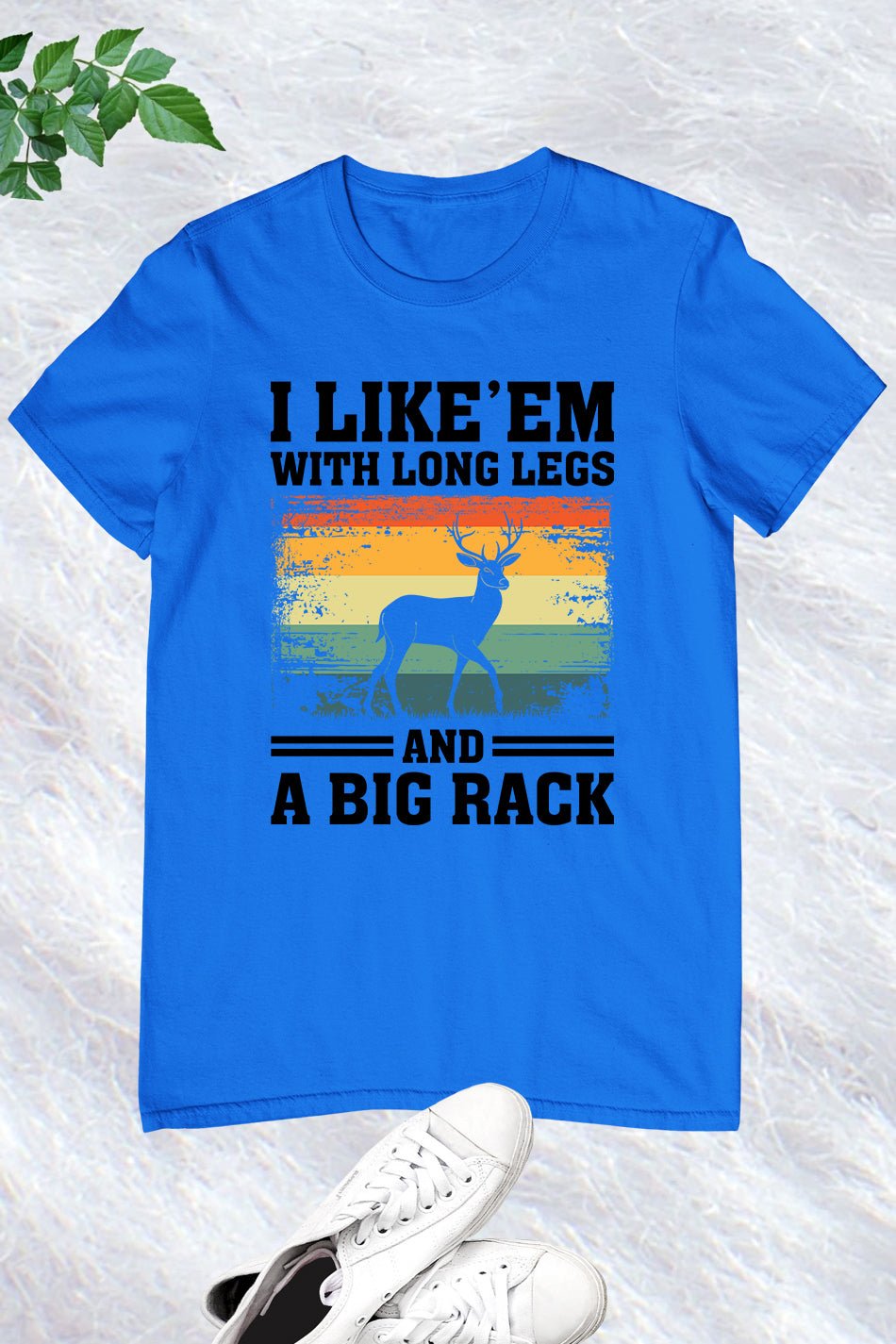 I Like Em With Long Legs and a Big Rack Buck Shirt - Image 6