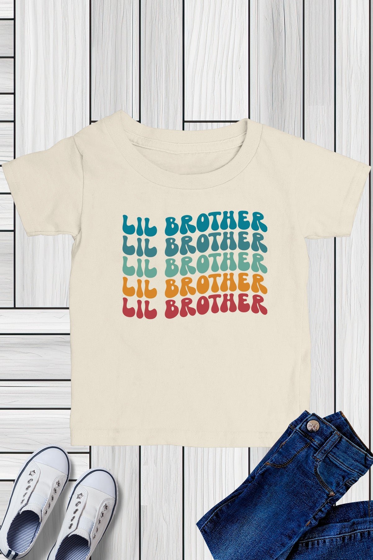 Lil brother Kids T Shirt - Image 2