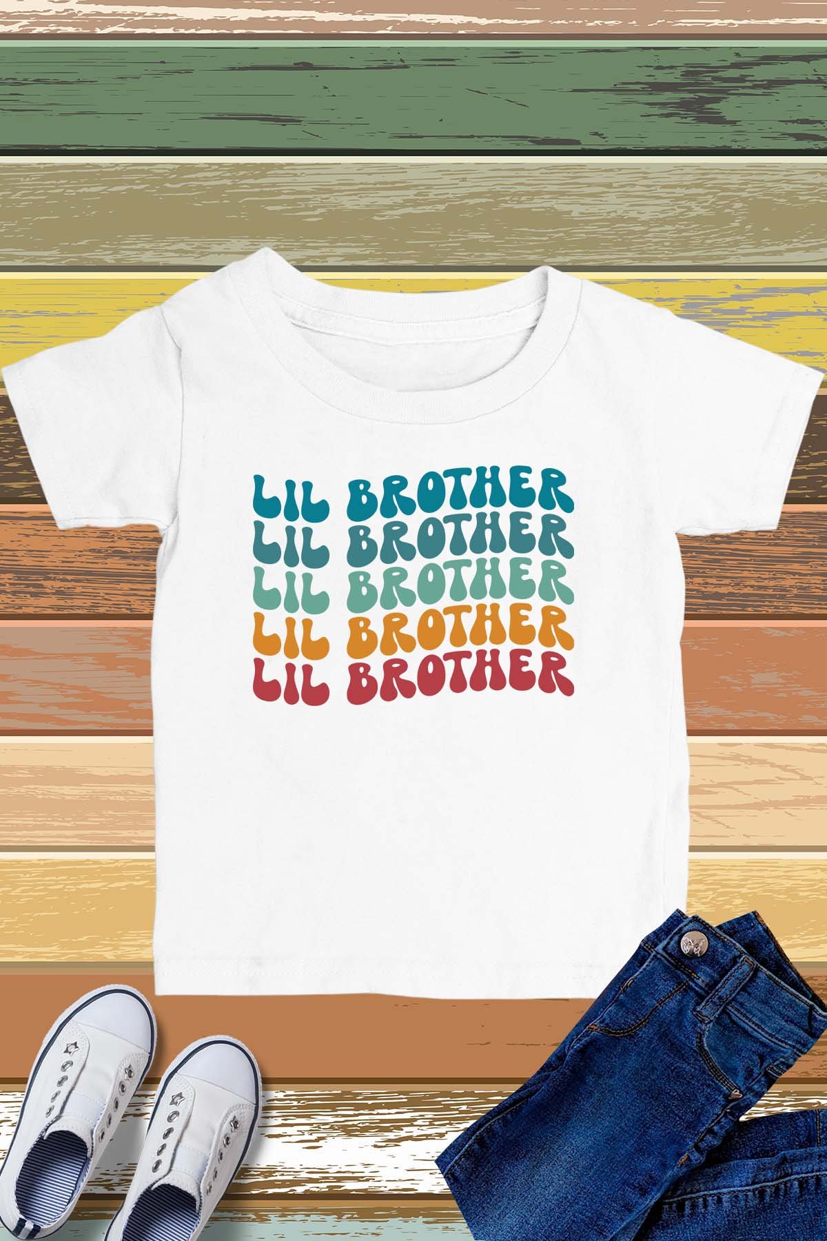 Lil brother Kids T Shirt - Image 3