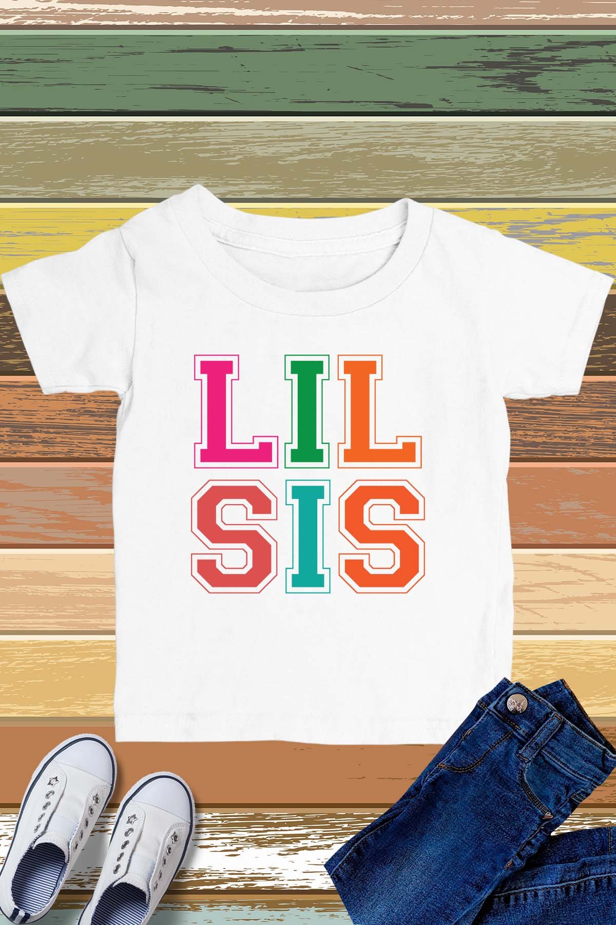 Lil Sister Kids T Shirt - Image 2