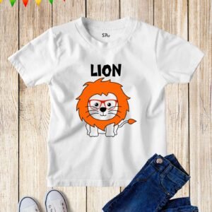 Lion Funny Dubbing Kids T Shirt