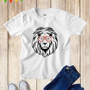 Fun Kie Lion Funny Graphic Kids T Shirt