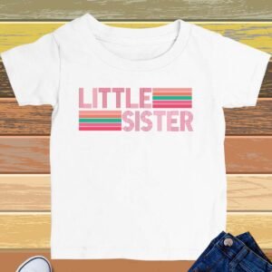 Little Sister Retro Kids T Shirt