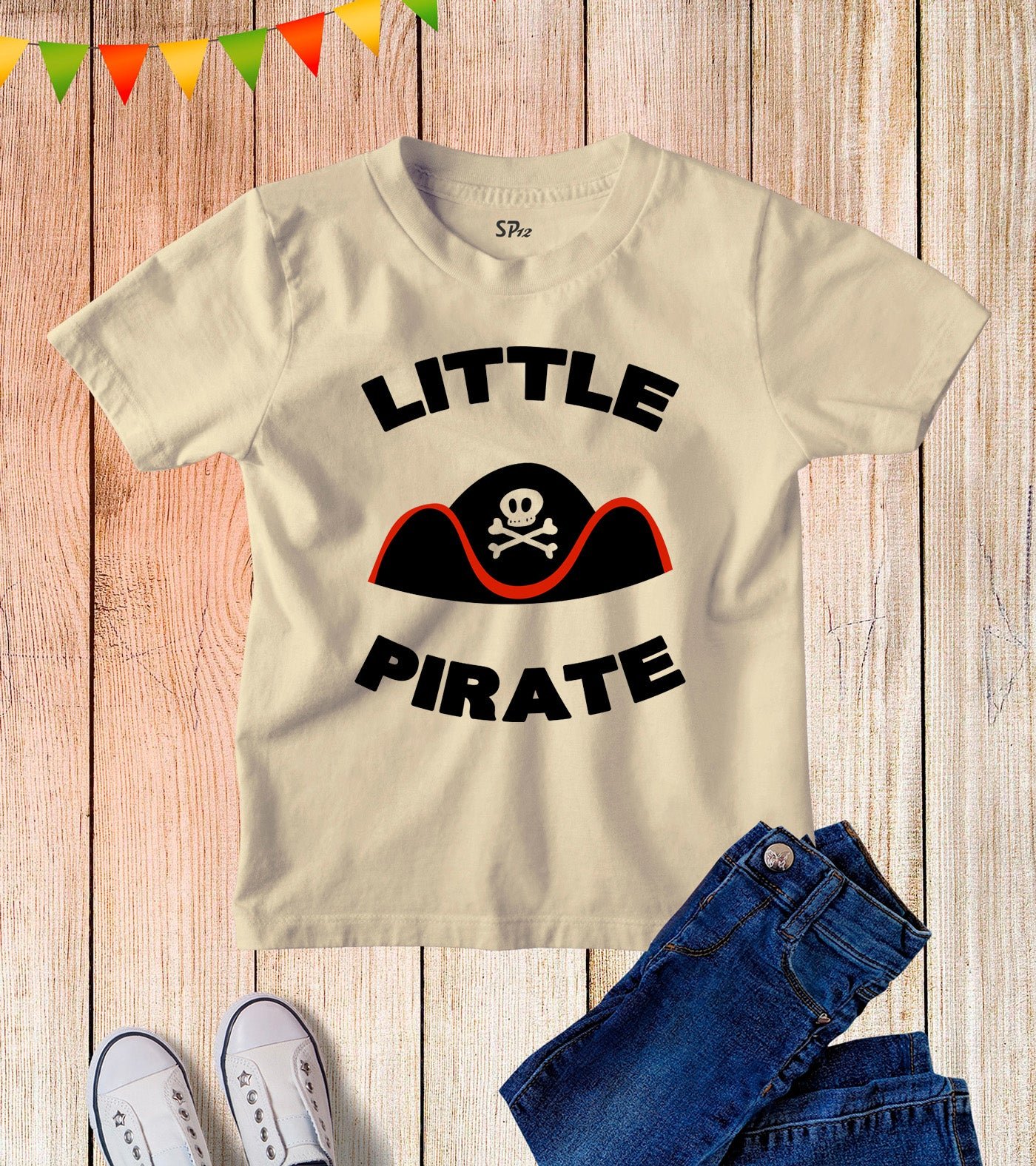 Little Pirate Funny Kids Gift t Shirt