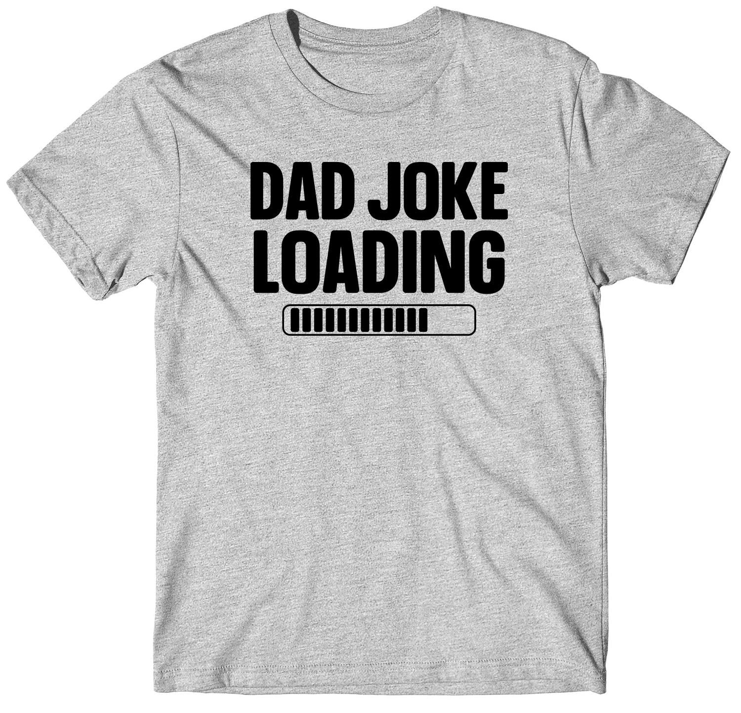 Dad Joke Loading Birthday Papa Custom Short Sleeve Fathers Day T-Shirt - Image 2