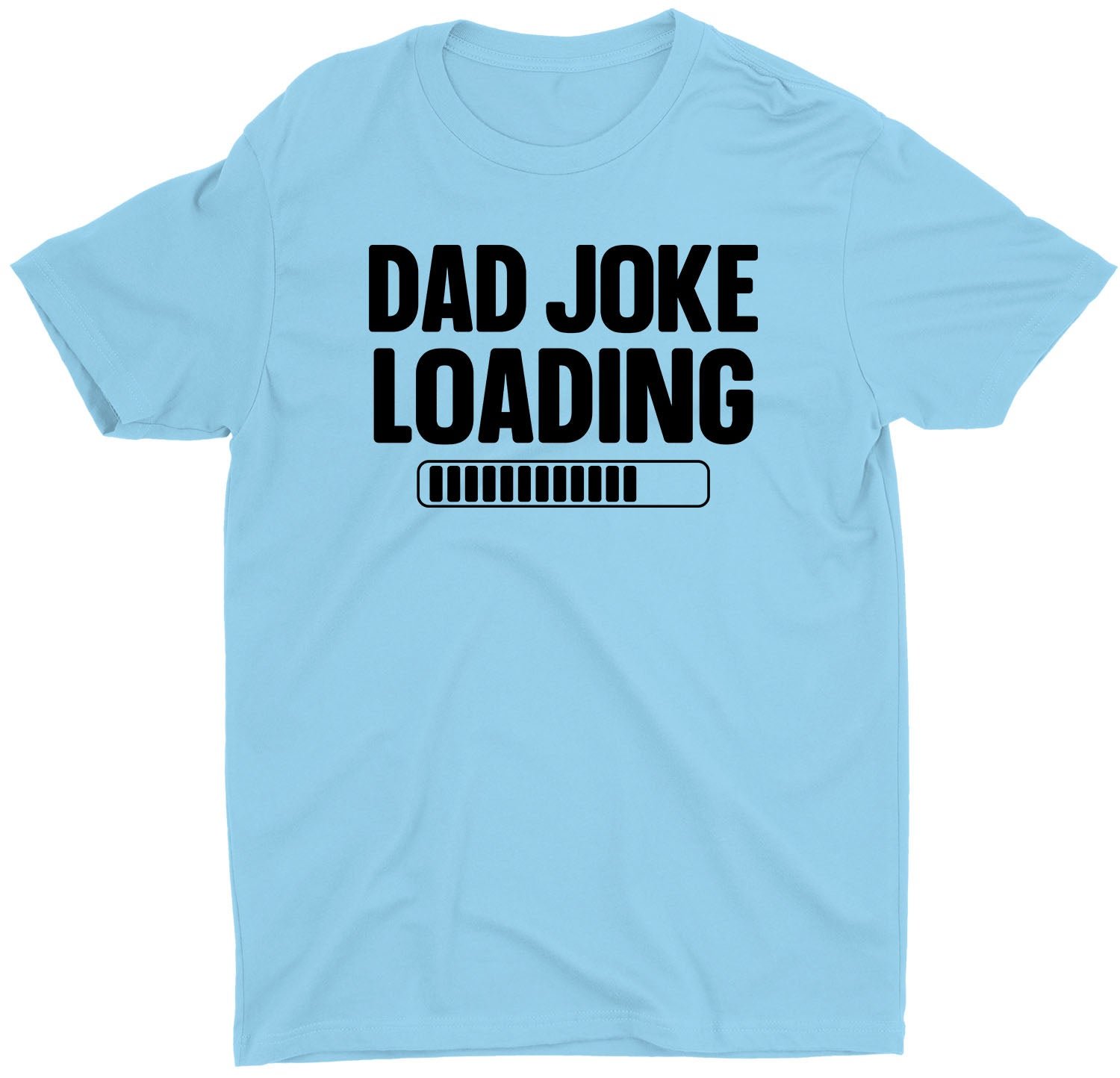 Dad Joke Loading Birthday Papa Custom Short Sleeve Fathers Day T-Shirt - Image 3