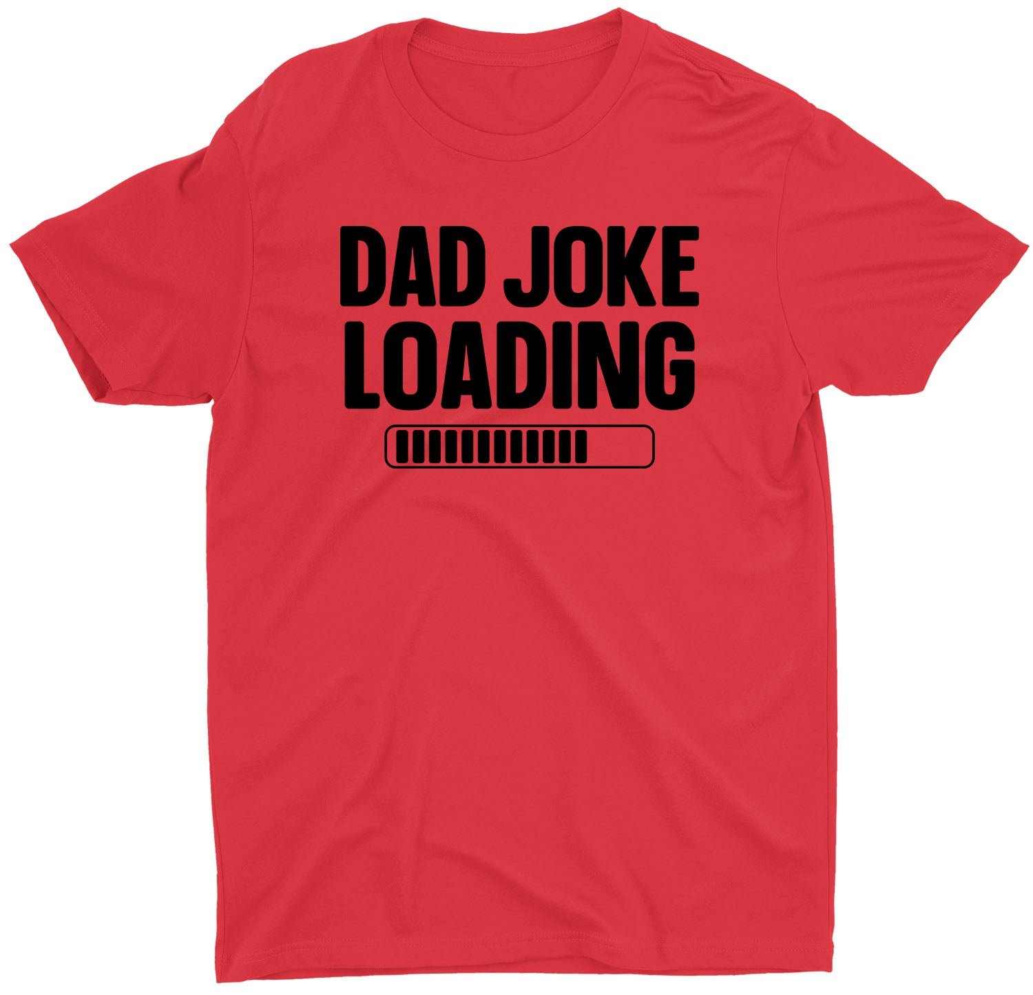 Dad Joke Loading Birthday Papa Custom Short Sleeve Fathers Day T-Shirt - Image 5