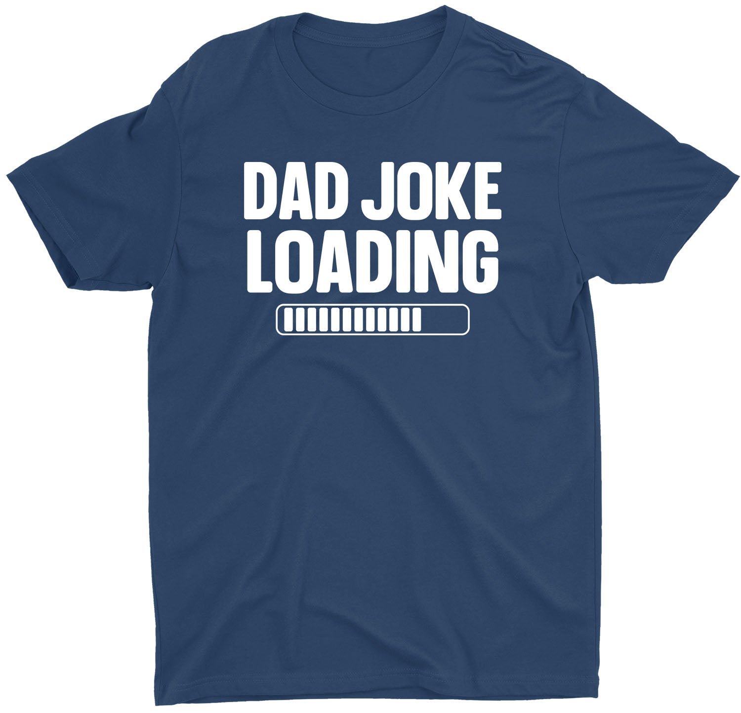 Dad Joke Loading Birthday Papa Custom Short Sleeve Fathers Day T-Shirt - Image 9