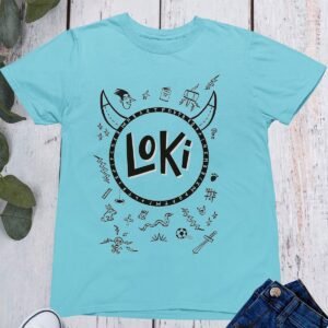 Loki Tales Of A Bad God World Book Day Kids T-Shirt Toddler School Party Gift TeesLoki Tales Of A Bad God World Book Day Kids T-Shirt Toddler School Party Gift Tees