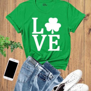 Love Irish St Patrick's Day T Shirt