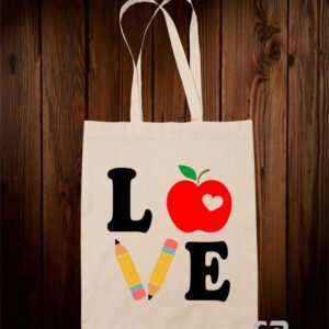 Love Teacher Tote Bag