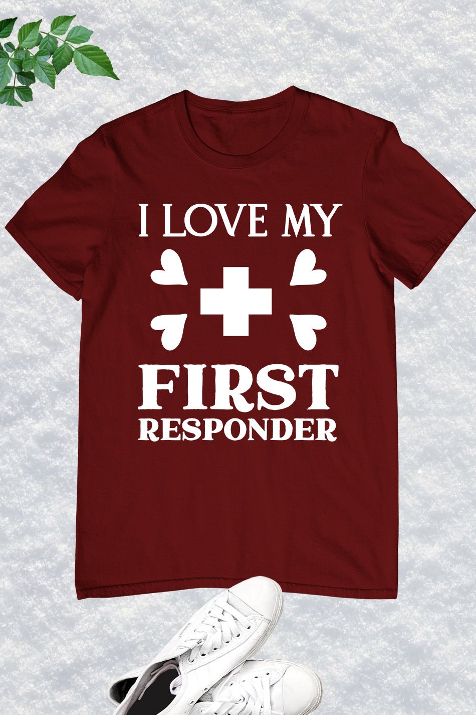I Love My First Responder T Shirt 911 Fantasy Tee