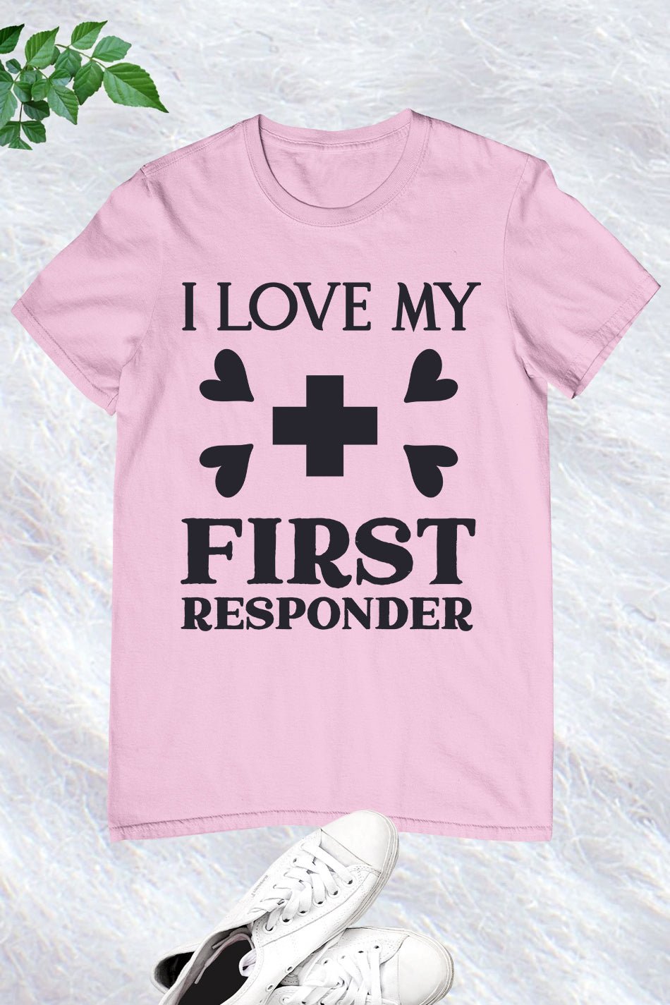 I Love My First Responder T Shirt 911 Fantasy Tee