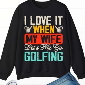 Golf Player Golfing Sweatshirt