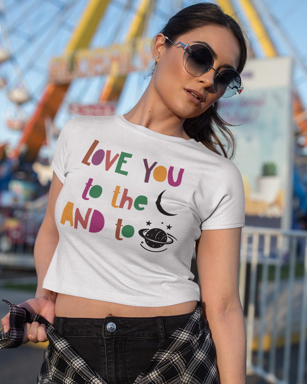 I Love You to The Moon Baby Top Tee Shirt