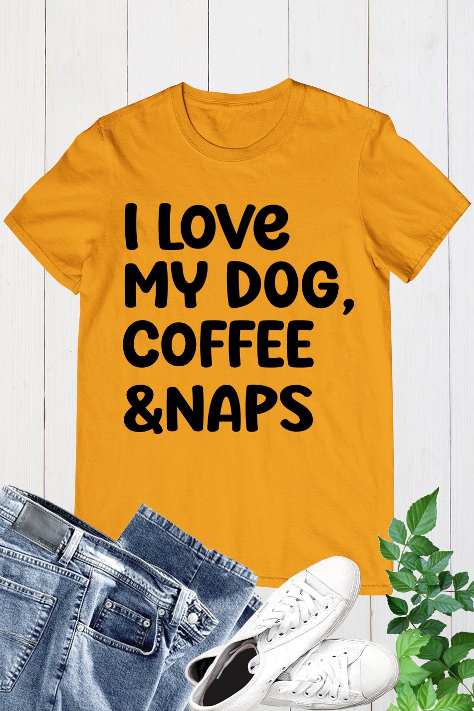 I love My Dog Coffee and Naps Shirt