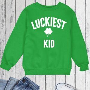 Luckiest Kid St Patrick's Day Sweatshirt