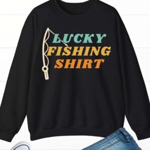 Funny Lucky Fishing Sweatshirt