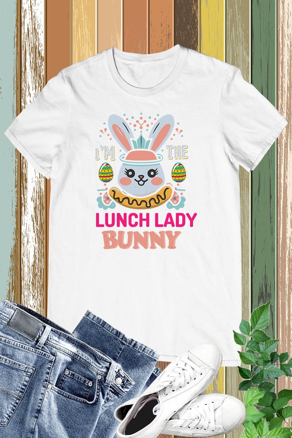 Lunch Lady Easter Shirt - Image 4