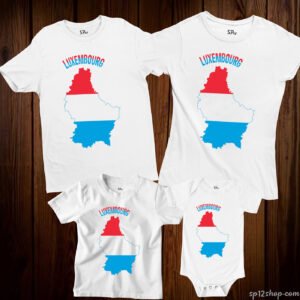 Luxembourg Flag T Shirt Olympics FIFA World Cup Country Flag Tee Shirt