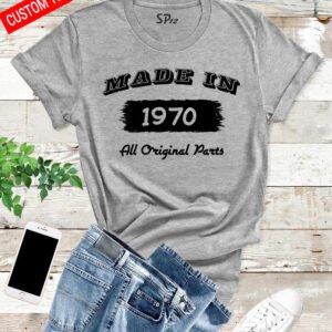 Made In Original Personalised T Shirt