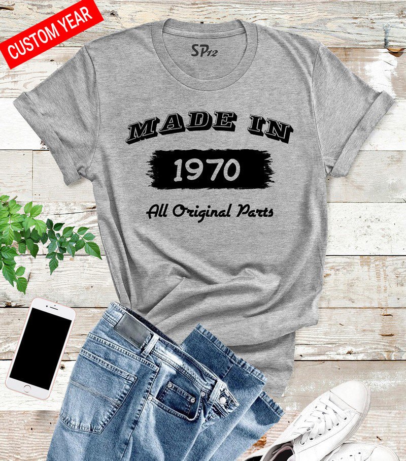 Made In Original Personalised T Shirt