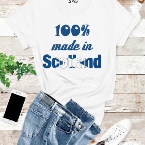 Made In Scotland Flag Scottish Patriot T Shirt