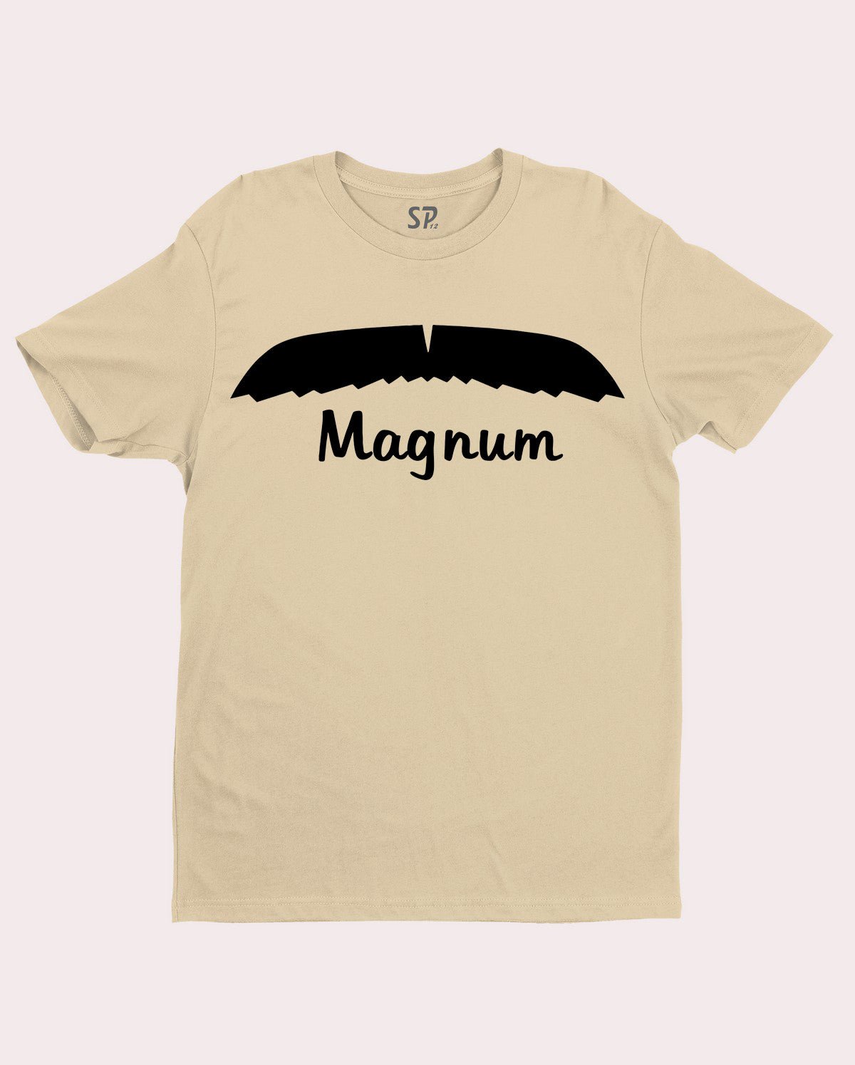 Magnum Moustache Funny Slogan Movember Awareness T shirt