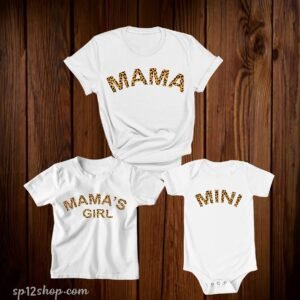 Mama Mama's Girl Mini Matching T Shirt Mothers day Mommy daughter Tees