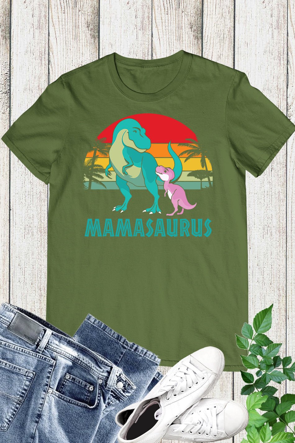 Mamasaurus Vintage T Shirts