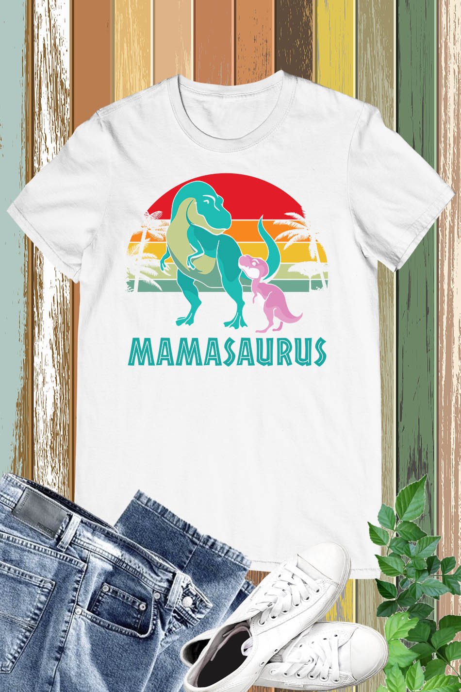 Mamasaurus Vintage T Shirts
