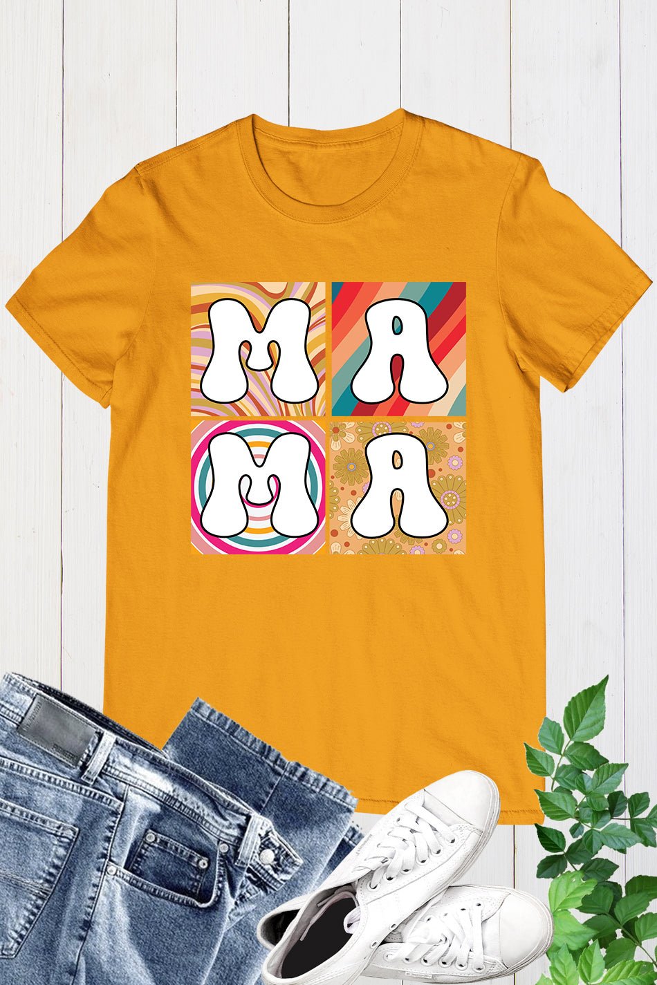 Mama Retro T Shirts - Image 4