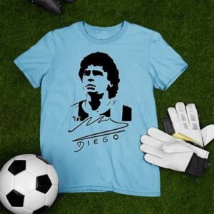 Maradona T Shirt Sports The Golden Boy Football Legend T-Shirt