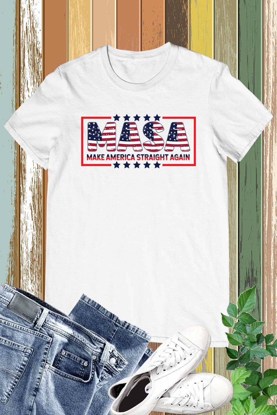 Masa Make America Straight Again Election 2024 Shirt