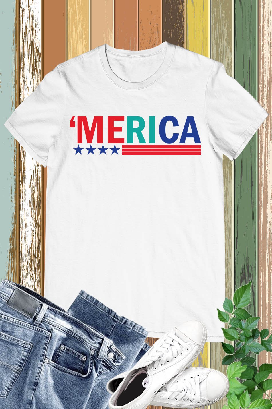 Merica Patriotic 4th Of July Shirt