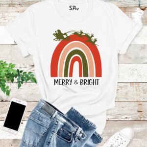 Merry & Bright Christmas T Shirt