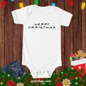 Merry Christmas Friend Rachel Green Baby Bodysuit