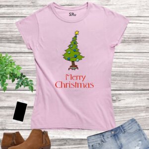 Merry Christmas Tree Women T Shirt