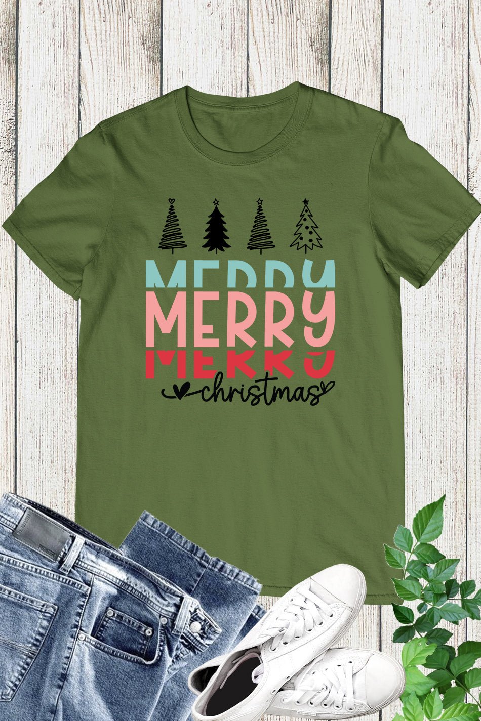 Merry Christmas Tree Shirt - Image 5