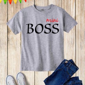 Mini Boss Kids T Shirt