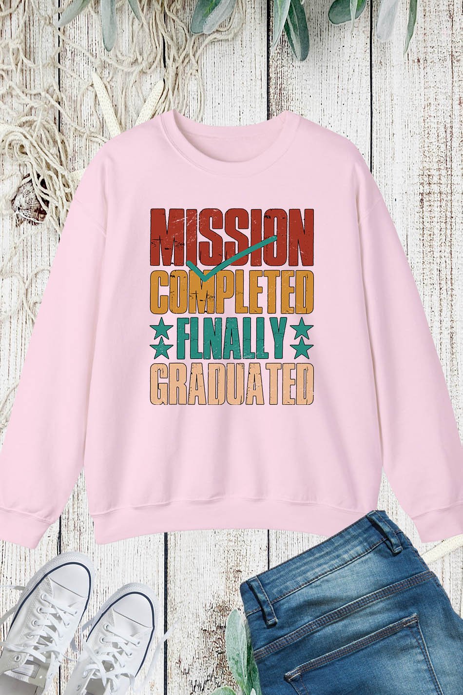 Mission Completed Finally Grad Sweatshirt - Image 3