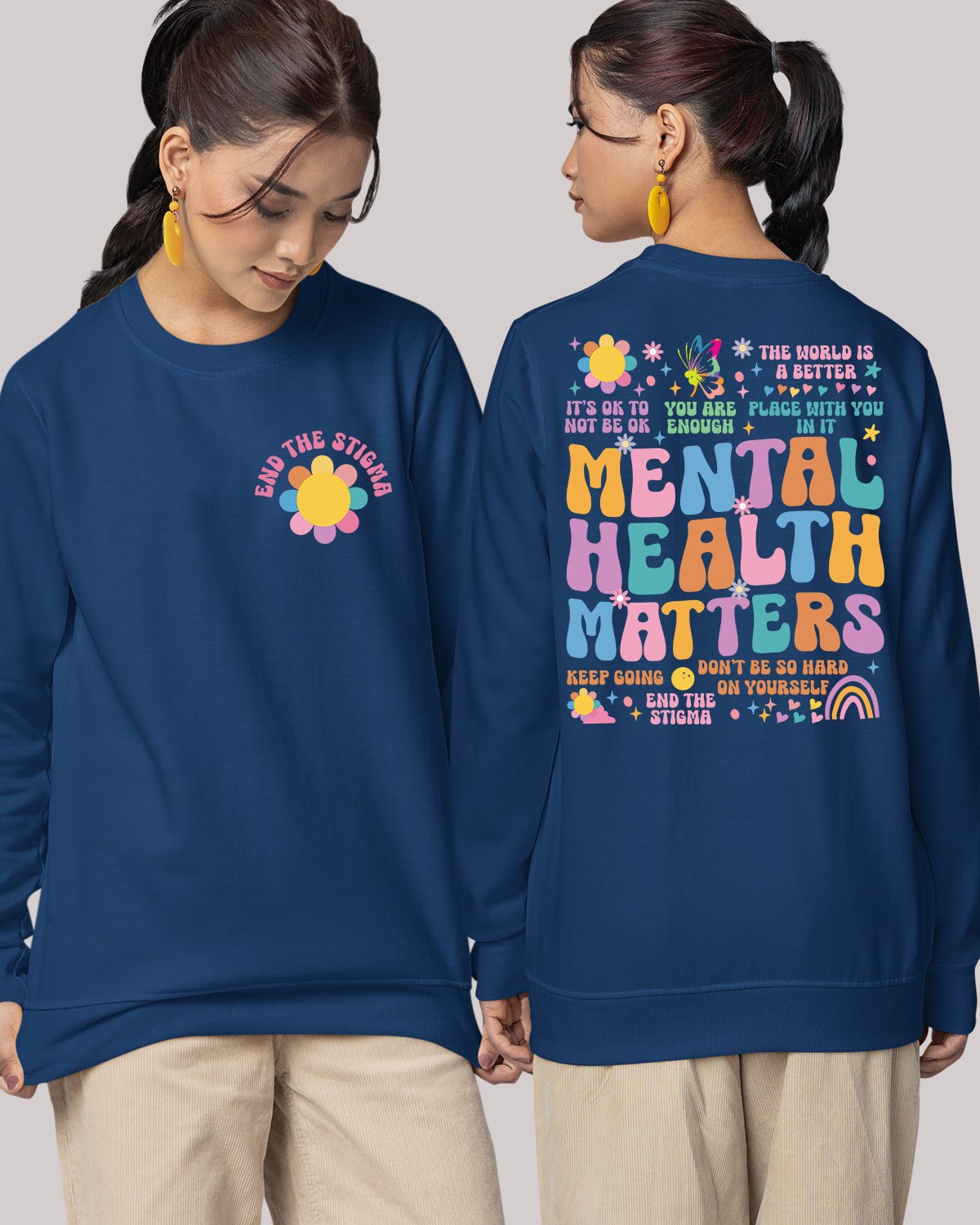 Mental Health Matter Trendy Sweatshirts
