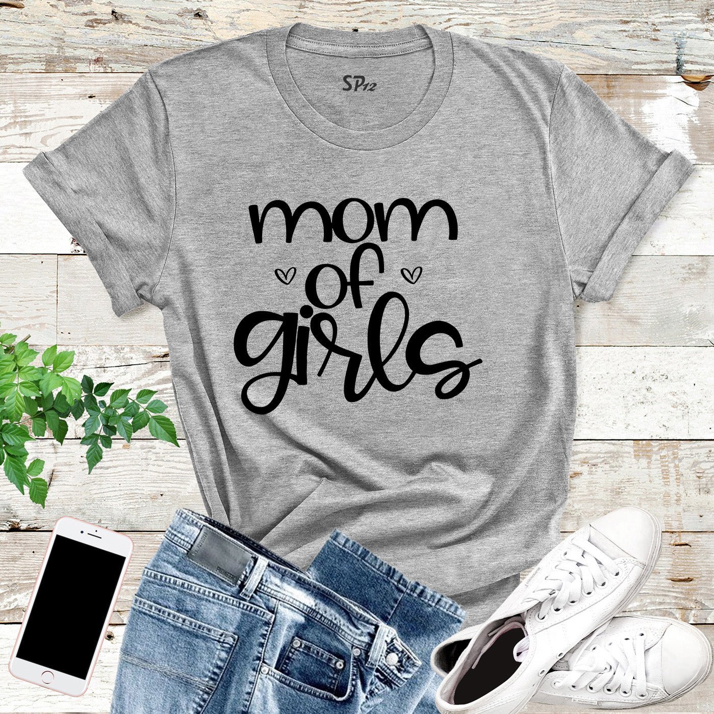 Mom of Girls T Shirt Mom and Girl Dress Shirt Mothers day Shirt