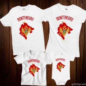 Montenegro Flag T Shirt Olympics FIFA World Cup Country Flag Tee Shirt