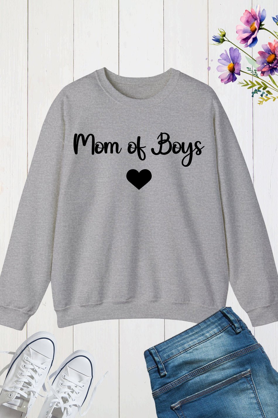 Mom Of Boys Sweatshirt
