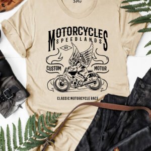 Motorcycles Land Speed T Shirt